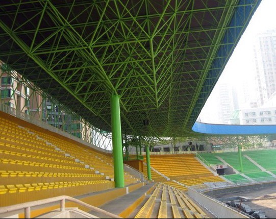 昌都体育场看台网架工程